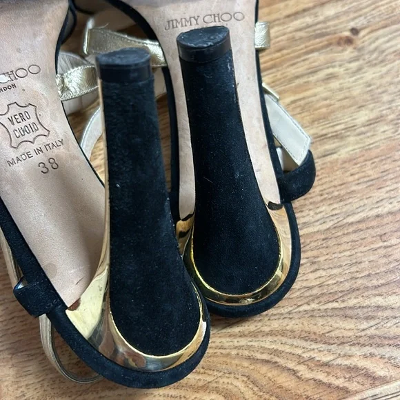 JIMMY CHOO Heels Shoes Sz 38 - Picture 5 of 9